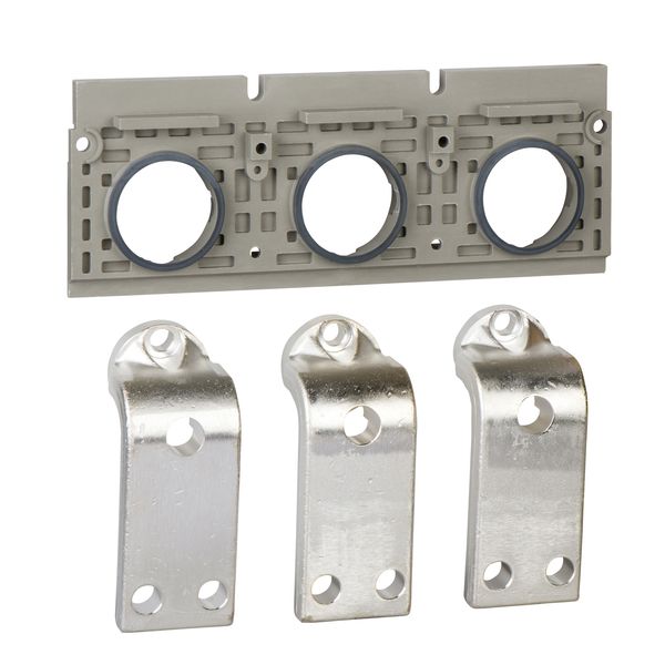 Front connection replacement kit, MasterPact NT, 3 poles, fixed, 630A/1600A, top/bottom mounting, spare part image 1