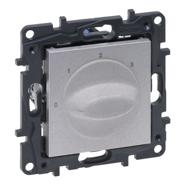 VENTILATION CONTROL SWITCH 0,1,2,3  ALUMINIUM image 1