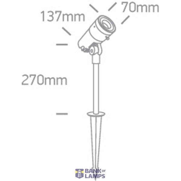 ANTHRACITE ZOOMABLE 20-60deg 11W WW IP65 100-240V image 3