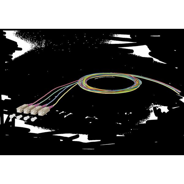 OpDAT pigtail SC-PC, OM4, 4 colors image 2
