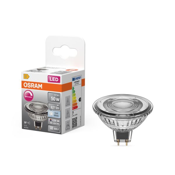 LED reflector lamp MR16 6.1W 940 GU5.3 dimmable 36° 12V image 2