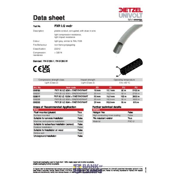 FXR 25 LG 50M + EINZIEHDRAHT image 3