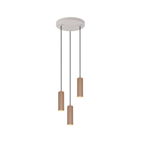 Soka pendant 3-pc GU10 coffee/warm grey image 1