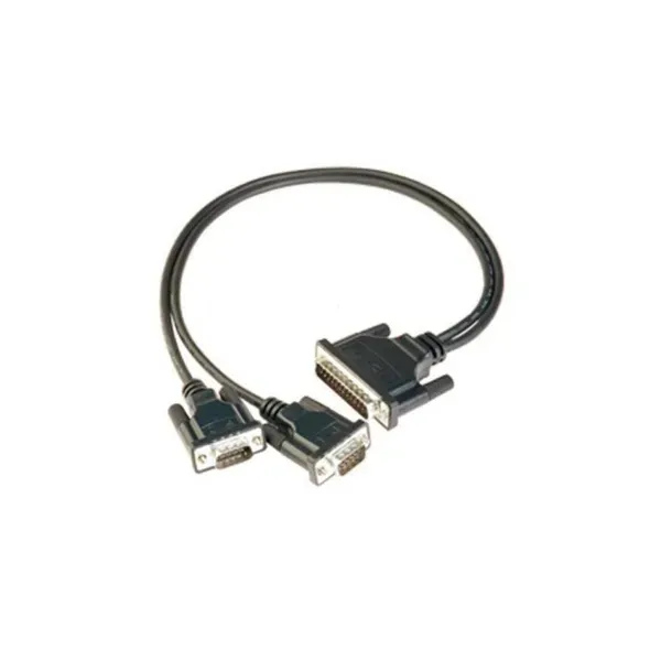 MOXA – CBL-M25M9X2-50 – DB25 male to 2 x DB9 male serial cable, 50 cm image 1
