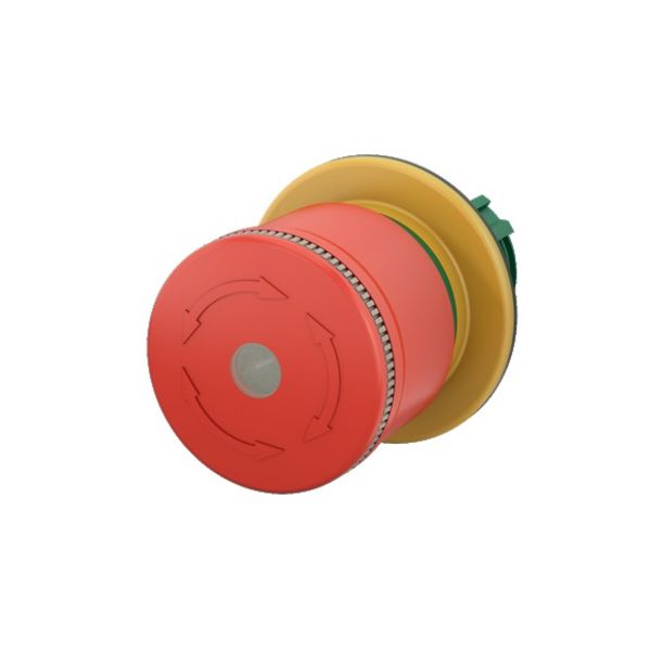 M22-PVLT30 Emergency stop/emergency switching off pushbutton, RMQ-Titan, Mushroom-shaped, 30 mm, Illuminated with LED element, Turn-to-release function, Red, yel image 4