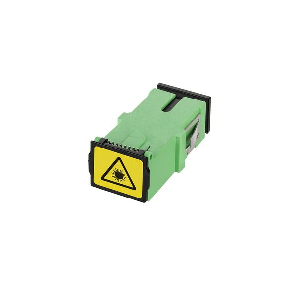 OpDAT adapter SC-Simplex APC OS2 with shutter image 2