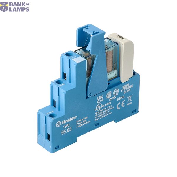 Rel. interface Mod.screw 1CO 10A/24VDC SEN/Agni+Au/LED/diode (48.31.7.024.5050) image 2