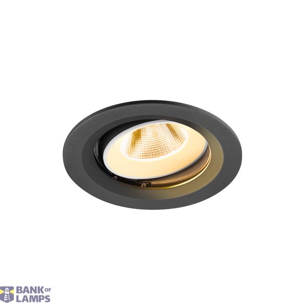 NUMINOS© MOVE M, recessed CL 3000K, 20ø, IP20, round bl/wh image 1
