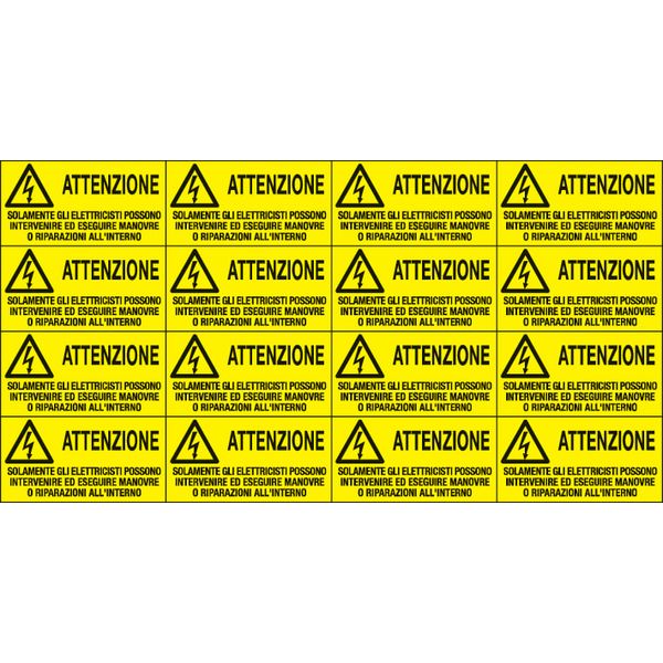Adhesive label - Dimensions: 330 x 170 mm image 1
