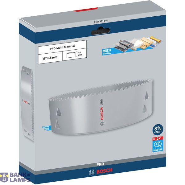 PRO Multi Material Hole Saw, 168 mm image 2