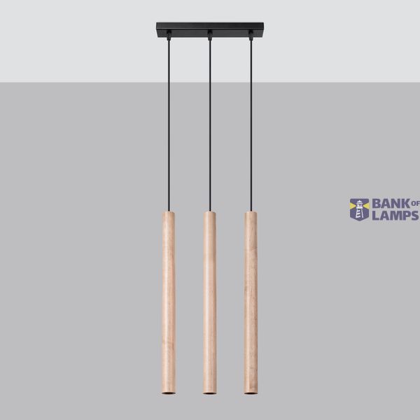 PASTELO 3L WOOD HANGING LAMP G9 3X8W IP20 image 6