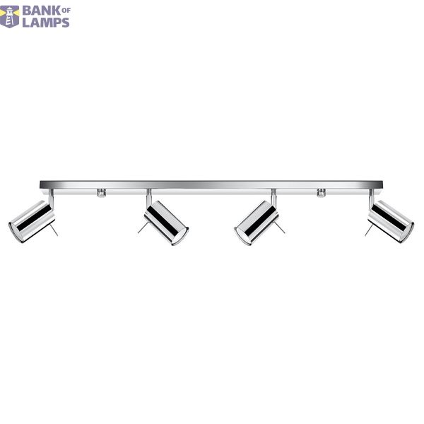RING CEILING LAMP 4L CHROME GU10 4X40W IP20 image 3