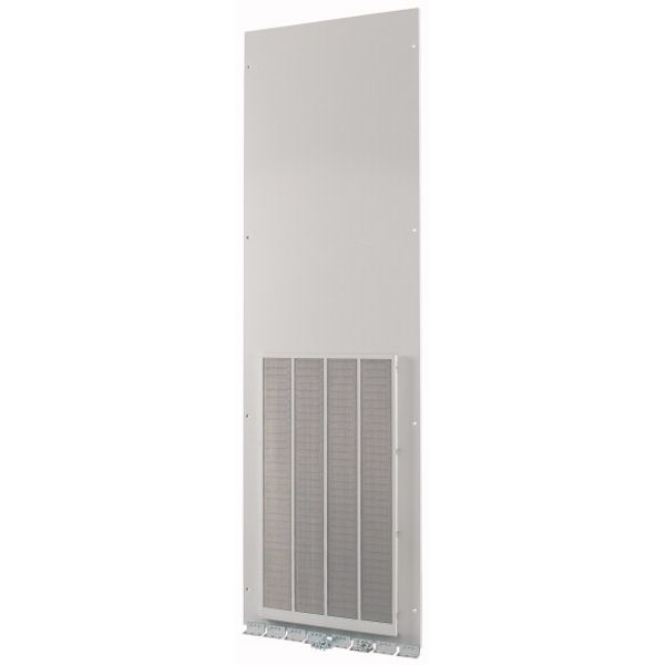 XTSZFFPV42-W600 Front plate (section high), ventilated, W=600mm, IP42, grey image 1