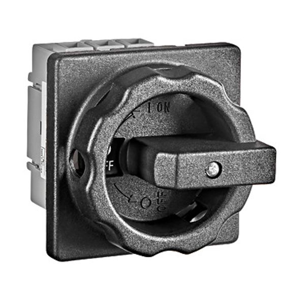 Main Switch 3-pole, 4 hole, front mounted, 40A image 1