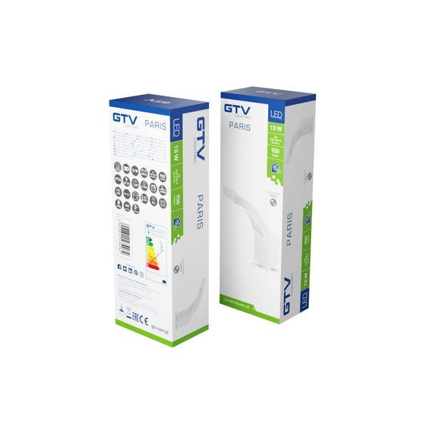 LED facade luminaire PARIS, 10 W, 900 lm, 4000K, IP54, white image 3