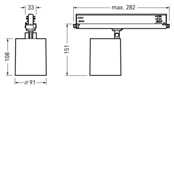 Spots / Projectors B.Veo Track Reflector Black ET 22W 2880lm 90 Medium Flood (MF) IK00 2 SDCM image 1