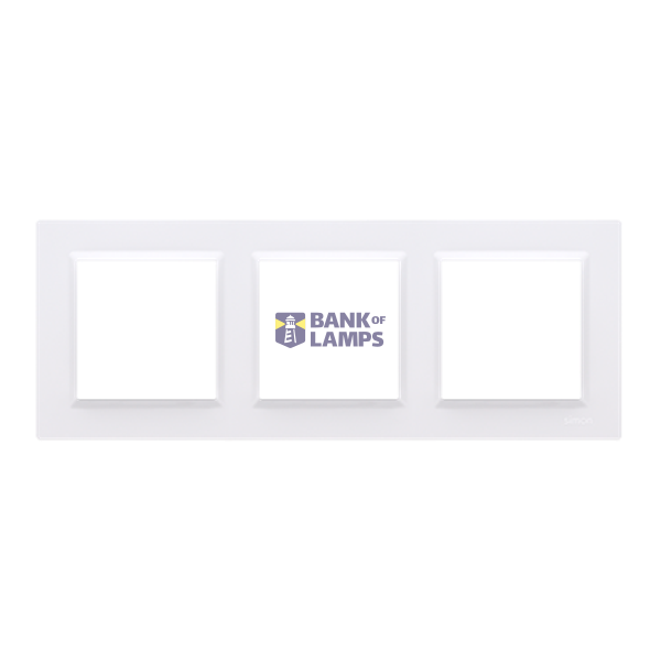 Triple frame, white image 1
