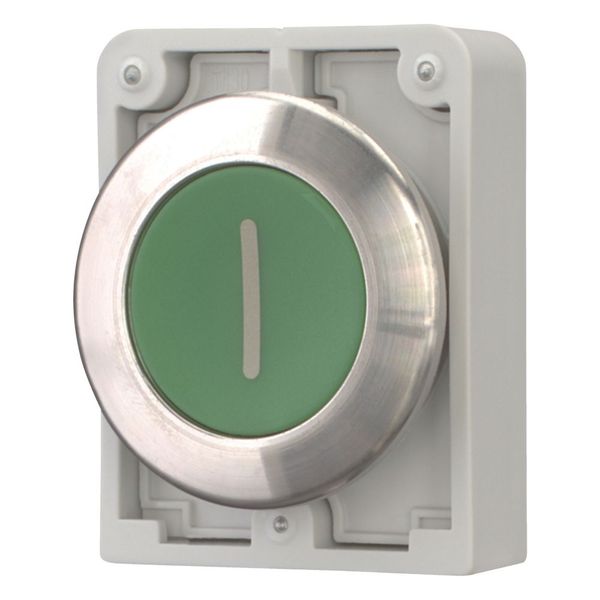 M30I-FDR-G-X1 Pushbutton, RMQ-Titan, flat, maintained, green, inscribed, Front ring stainless steel image 5