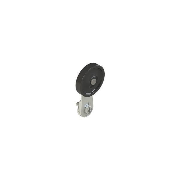 Straight lever with technopolymer roller, 35 mm diameter image 1