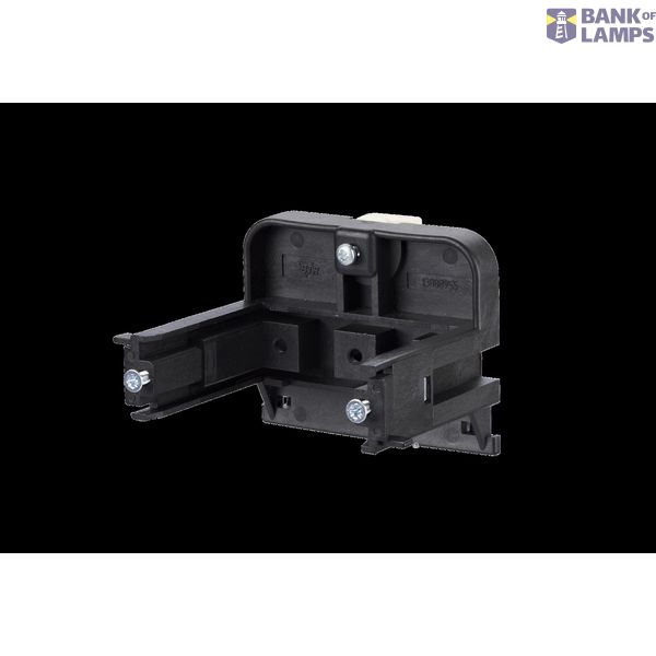 DIN rail mounting bracket for wall outlets - horizontal mounting 55 mm image 2