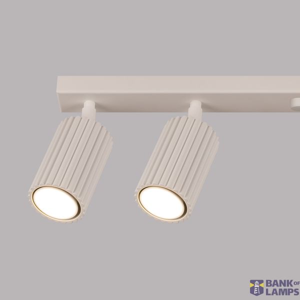 SPOTLIGHTS ON A BEIGE CEILING STRIP ON GU10, CARBON FAMILY image 4