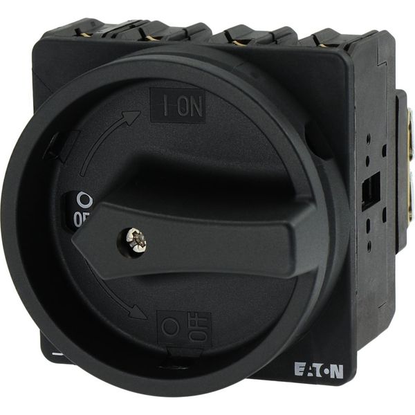 P3-63/EA/SVB-SW/N Main switch, P3, 63 A, flush mounting, 3 pole + N, STOP function, With black rotary handle and locking ring, Lockable in the 0 (Off) position image 19