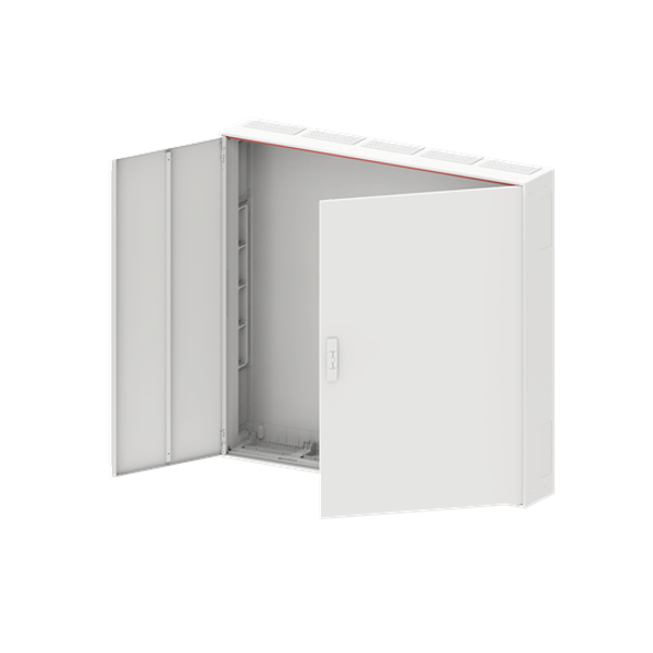 A19 ComfortLine A Wall-mounting cabinet, Surface mounted/recessed mounted/partially recessed mounted, 108 SU, Isolated (Class II), IP44, Field Width: 1, Rows: 9, 1400 mm x 300 mm x 215 mm image 5