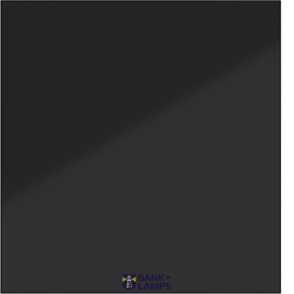 KNX pushbutton cover, single, A.x/C.x, glossy night black image 1