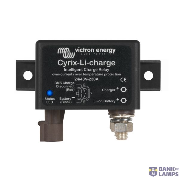 Victron Energy Battery isolators, connectors Cyrix-Li-charge 24/48V-230A intelligent charge rel. image 1