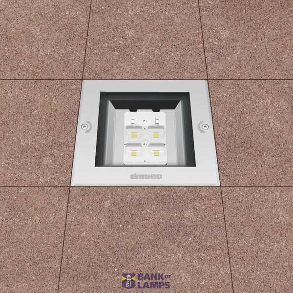 MINIQUADRO 1823 LED 11W CLD S.STEEL image 1