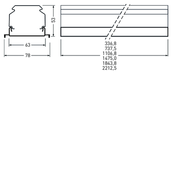 Mechanical accessories 765... E-Line Next Fix Aluminium I 7223100 image 1