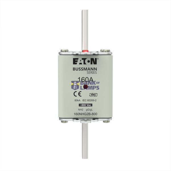 Fuse-link, LV, 160 A, 800 V AC, NH2, Class gG/gL image 6