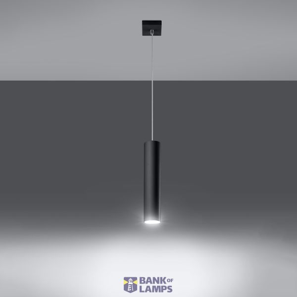 HANGING LAMP LAGOS 1 BLACK GU10 1X40W IP20 image 7