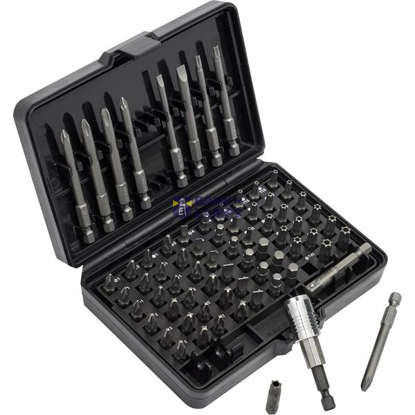 Screwdriver bit set Ironside 71-piece image 1