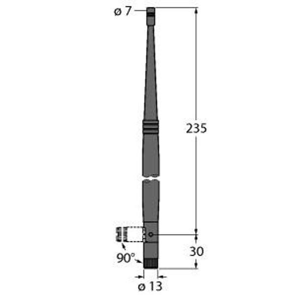 Antenna Alternative order number : 77817   BWA-2O5-C image 1