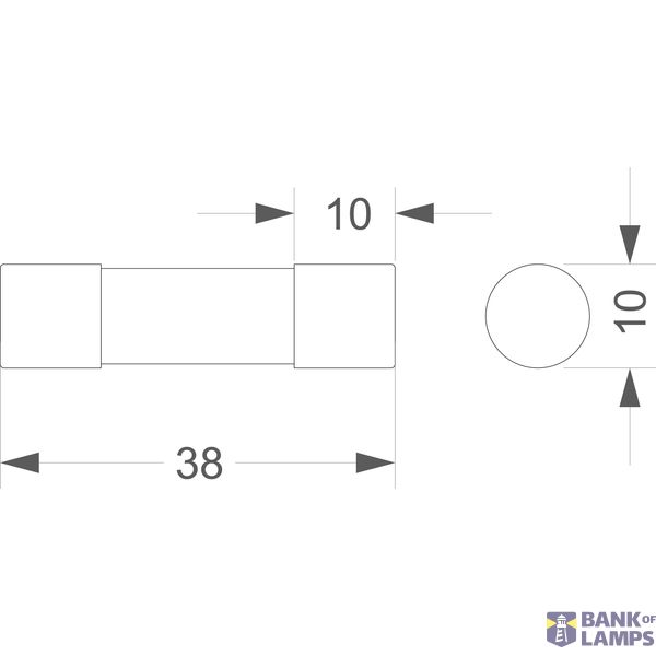 Fuse link ST10PV 10x38 10A 1000VDC image 2