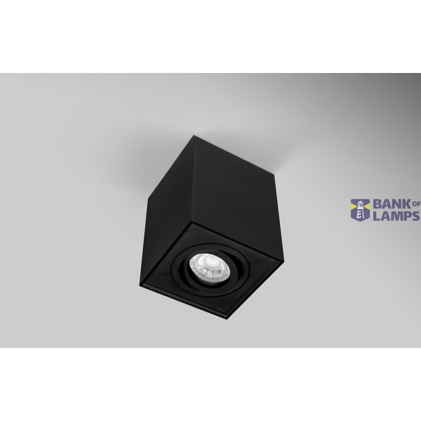PLAFONIERA LED ESSENZA QUBE NERA ORIENT image 1