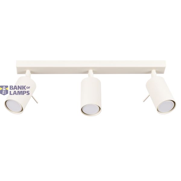 CEILING LAMP RING 3L BEIGE 3XGU10 image 2