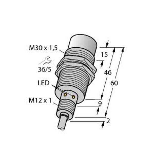 Inductive Sensor For the Food Industry   NI30U-EM30WD-AP6X image 1
