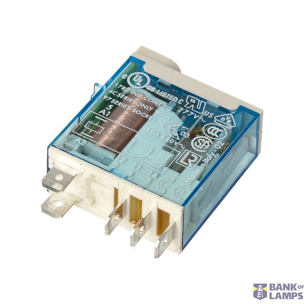 Mini.ind.relays 1CO 16A/12VDC/Agni+Au/Test button/LED/Mech.ind (46.61.9.012.5074) image 4