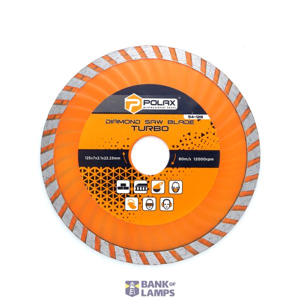 Diamond Turbo Saw Blade 125x7x2.1x22.23 image 1