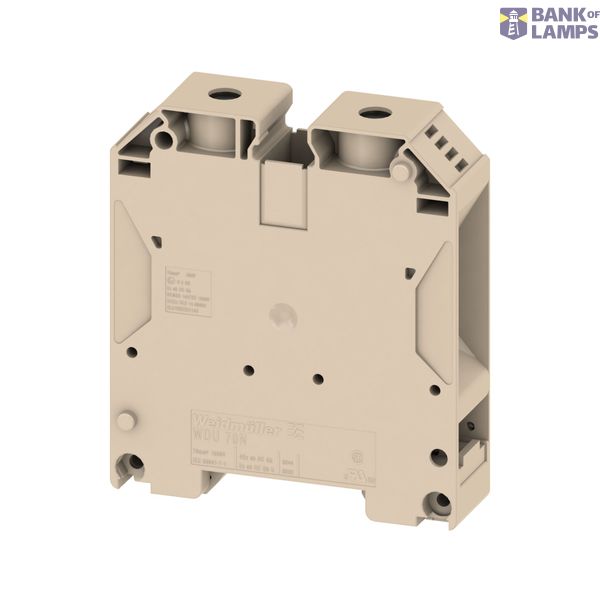 Terminal block 70 mm² phase, 1000V/192A, screw image 1