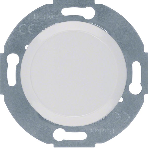 Blind plug centre plate, base + spreader claws, 1930/glass, p. white g image 2