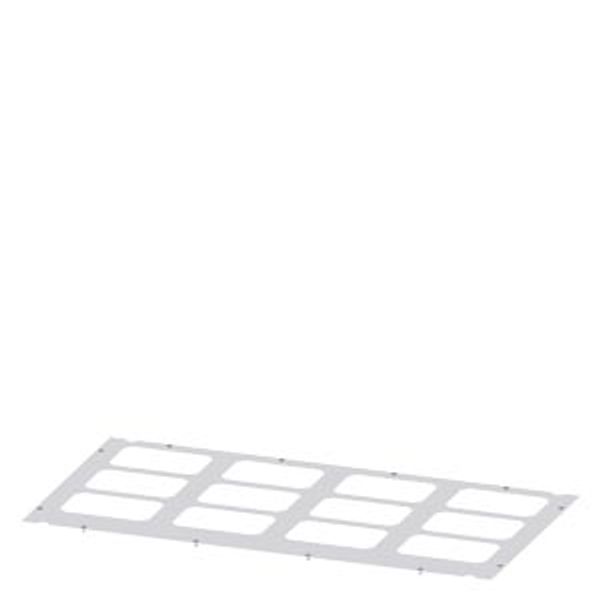 Floor plate for module inserts IP54, D: 600mm W: 1100mm image 1