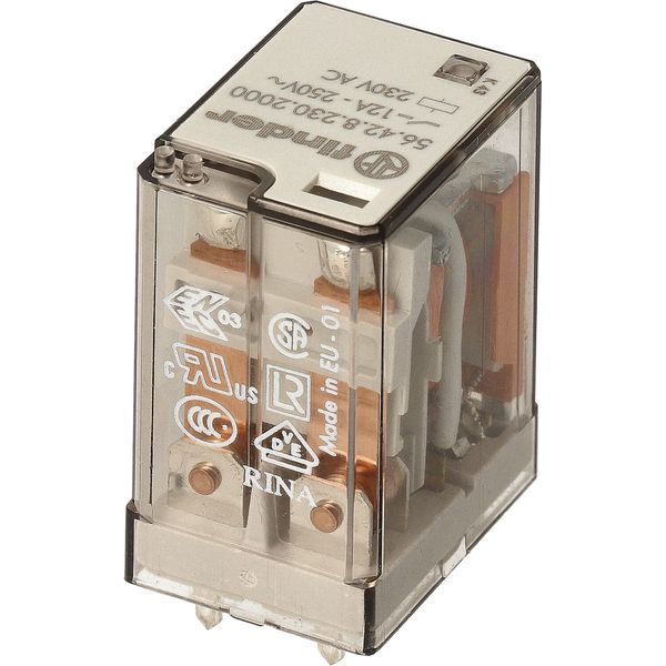 Miniature power Rel. for printed circuit 2CO 12A/110VDC/Agni (56.42.9.110.0000) image 4