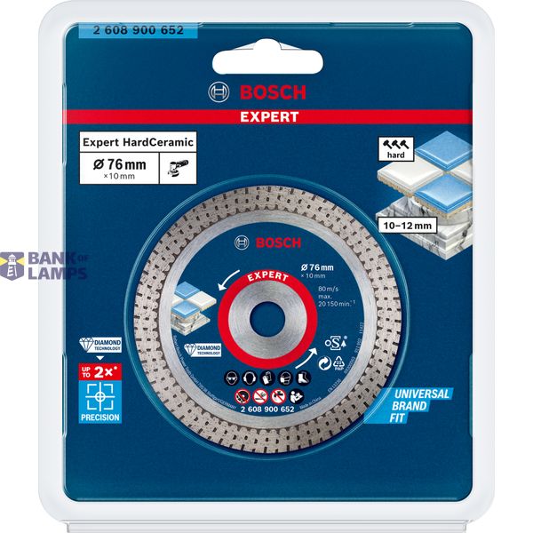 EXPERT HardCeramic 76 mm Diamond Cutting Disc 76 x 1.5 x 10 mm image 2