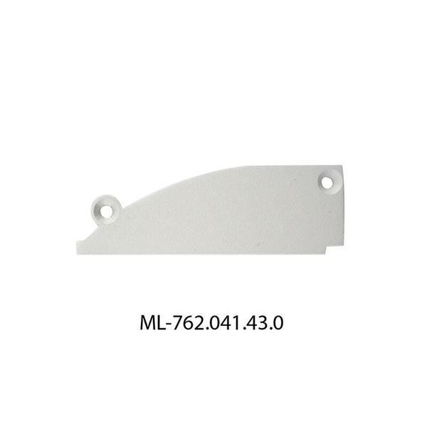 End cap without hole for AN, right, white color, 1pc image 1