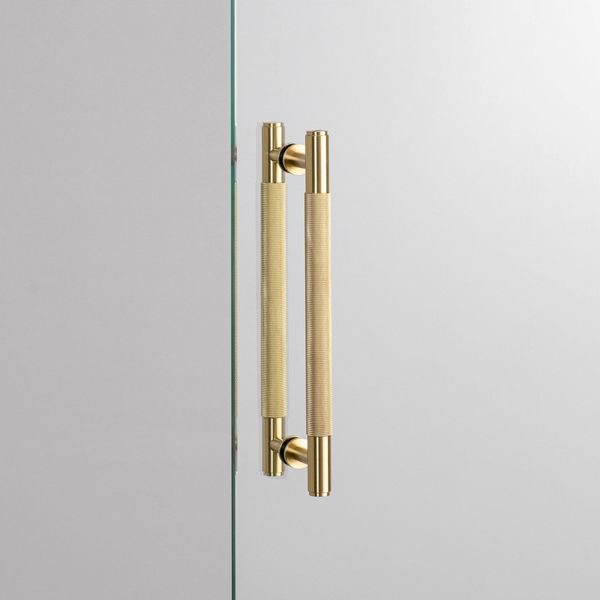 PULL BAR / DOUBLE-SIDED / CROSS / BRASS image 1