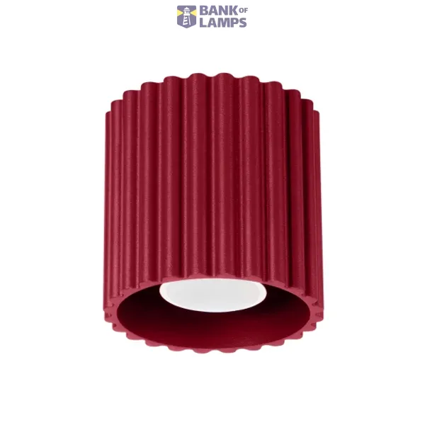 Ceiling lamp AURA 1 burgundy GU10 image 1