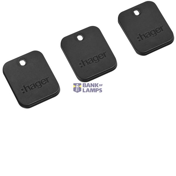 Set of 3 RFID tag keychains image 1